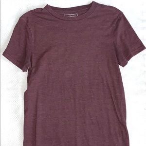 maroon tee